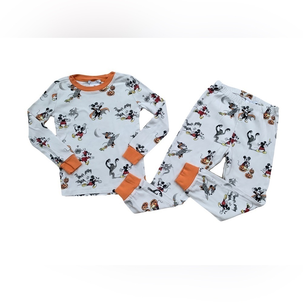Pottery Barn Kids Size 6 Mickey and Minnie Halloween Pajamas